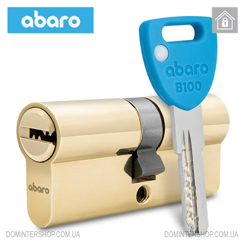 Купить Цилиндр Abaro B100 (ключ-ключ), 90(45/45), латунь полированная Одесса