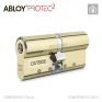 Циліндр Abloy Protec 2 Hard CY332 ключ-ключ, 113 мм (57х56), латунь полірована, загартований корпус в Одесі