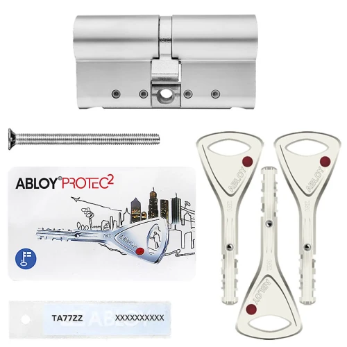 Купить Цилиндр Abloy Protec 2 CY322 ключ-ключ, 107 мм (51х56), хром матовый Одесса
