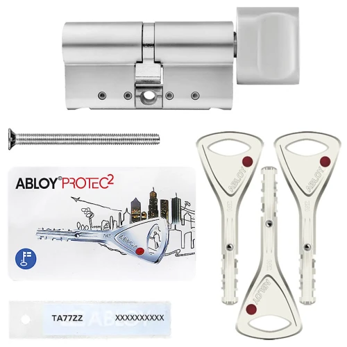Купити Циліндр Abloy Protec 2 CY323 ключ-тумблер, 72 мм (36х36), хром матовий Одеса