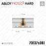 Циліндр Abloy Protec 2 Hard CY332 ключ-ключ, 73 мм (37х36), латунь полірована, загартований корпус в Одесі
