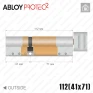 Цилиндр Abloy Protec 2 CY323 ключ-тумблер, 112 мм (41х71), хром полированный в Одессе