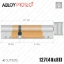 Цилиндр Abloy Protec 2 CY323 ключ-тумблер, 127 мм (46х81), хром полированный в Одессе