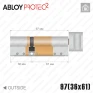 Цилиндр Abloy Protec 2 CY323 ключ-тумблер, 97 мм (36х61), латунь полированная в Одессе