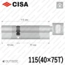 Цилиндр CISA RX ключ-тумблер, 115 мм (45х70) в Одессе