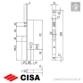 Замок Cisa 46.230.30 в Одесі