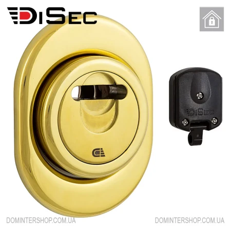 Магнітна броненакладка DiSec 3GDM (полірована латунь)