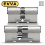 Циліндр EVVA 4KS ключ-ключ, 77 мм (46х31), нікель матовий, п'ять ключів в Одесі