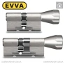 Цилиндр EVVA EPS ключ-тумблер, 92 мм (56х36), никель матовый, три ключа в Одессе