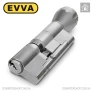 Цилиндр EVVA EPS ключ-тумблер, 92 мм (56х36), никель матовый, три ключа в Одессе