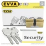 Циліндр EVVA EPS ключ-ключ, 107 мм (36х71), латунь матова, три ключі в Одесі