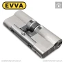 Цилиндр EVVA ICS ключ-ключ, 97 мм (31х66), никель матовый, три ключа в Одессе
