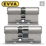 Цилиндр EVVA ICS ключ-ключ, 97 мм (31х66), никель матовый, три ключа в Одессе