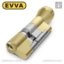 Циліндр EVVA ICS ключ-тумблер, 92 мм (46х46), латунь матова, три ключі в Одесі