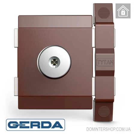 Замок Gerda Tytan ZK коричневий