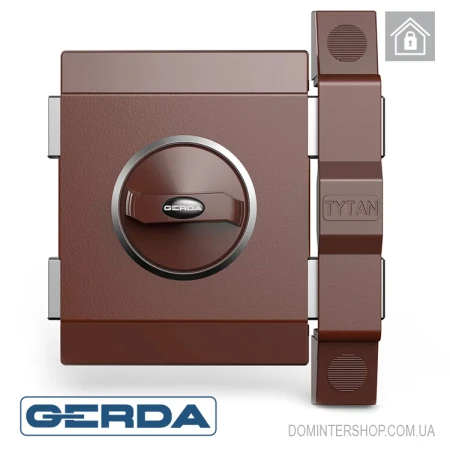 Замок Gerda Tytan ZX коричневий