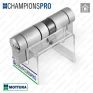 Циліндр Mottura Champions PRO ключ-ключ, 92 мм (36х56), нікель матовий в Одесі