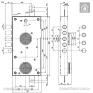 Врізний замок Mottura Serrablocca 62.648 S в Одесі