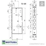 Врізний замок Mottura 72.125 в Одесі