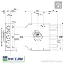 Накладний замок Mottura 20.500 S лівий в Одесі