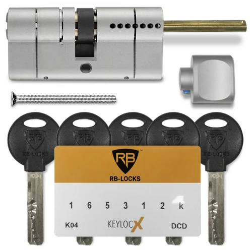 Купить Цилиндр RB Keylocx (ключ-шток), 70(35/35), никель матовый Одесса