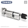 Циліндр Tokoz PRO 400 ключ-тумблер, 108 мм (63х45), нікель матовий в Одесі