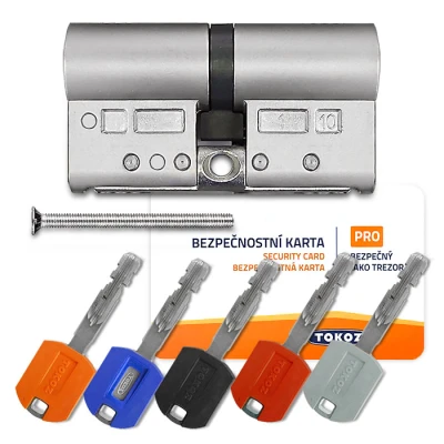 Циліндр Tokoz PRO 300 (ключ-ключ), 80(40/40), нікель матовий