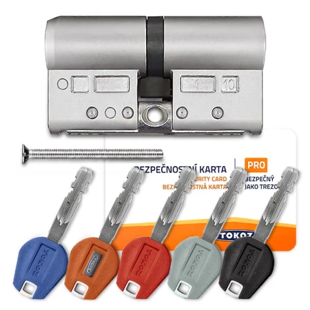 Циліндр Tokoz PRO 400 (ключ-ключ), 66(33/33), нікель матовий