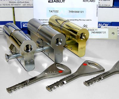 Сердцевины Abloy Protec ключ-ключ