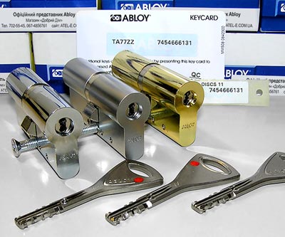 Серцевини Abloy Protec ключ-ключ